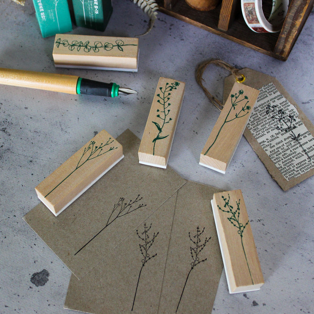 Rubber Stamps Flora - Tribe Castlemaine