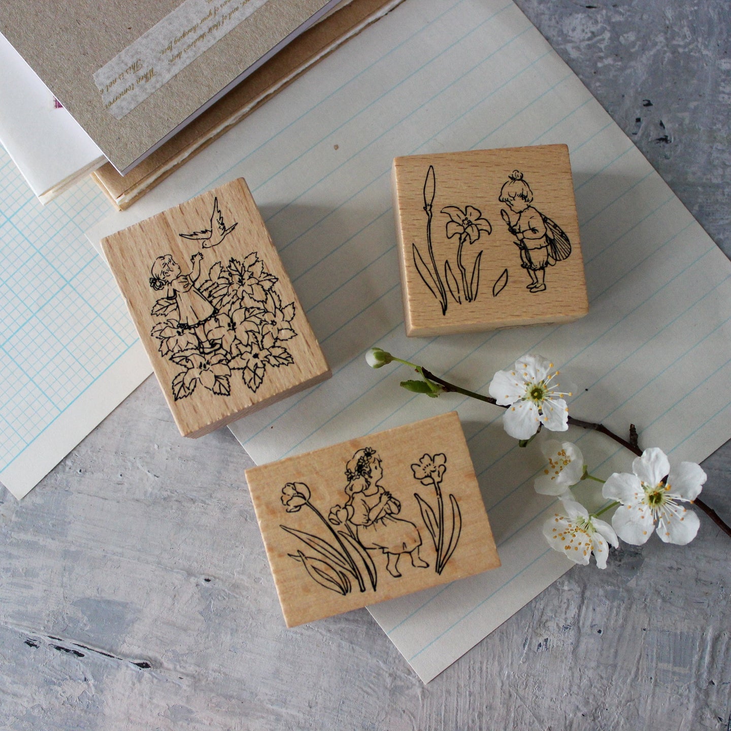 Flower Tribe Stamp