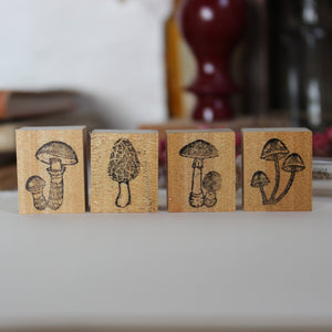 Rubber Stamps Forest Mushroom Small - Tribe Castlemaine