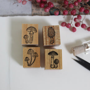 Rubber Stamps Forest Mushroom Small - Tribe Castlemaine
