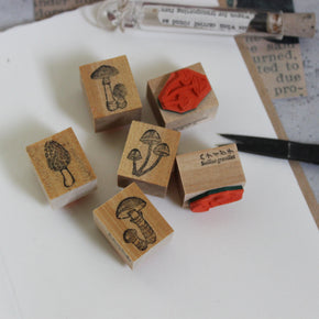 Rubber Stamps Forest Mushroom Small - Tribe Castlemaine