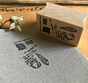Rubber Stamps: Vintage Leaf - Tribe Castlemaine