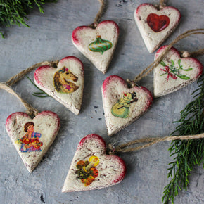 Rustic Christmas Hearts - Tribe Castlemaine