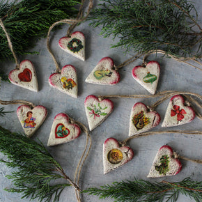 Rustic Christmas Hearts - Tribe Castlemaine