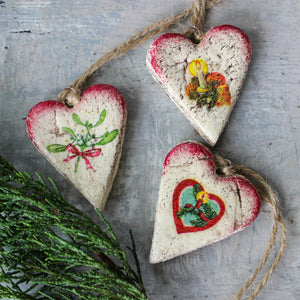 Rustic Christmas Hearts - Tribe Castlemaine