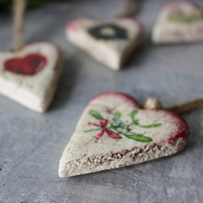 Rustic Christmas Hearts - Tribe Castlemaine