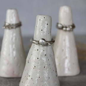 Silver Bubbleweed Rings - Tribe Castlemaine