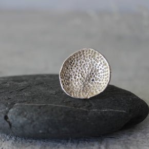 Silver Coral Dish Rings - Tribe Castlemaine