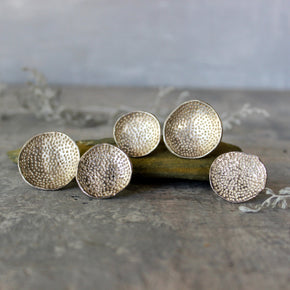 Silver Coral Dish Rings - Tribe Castlemaine