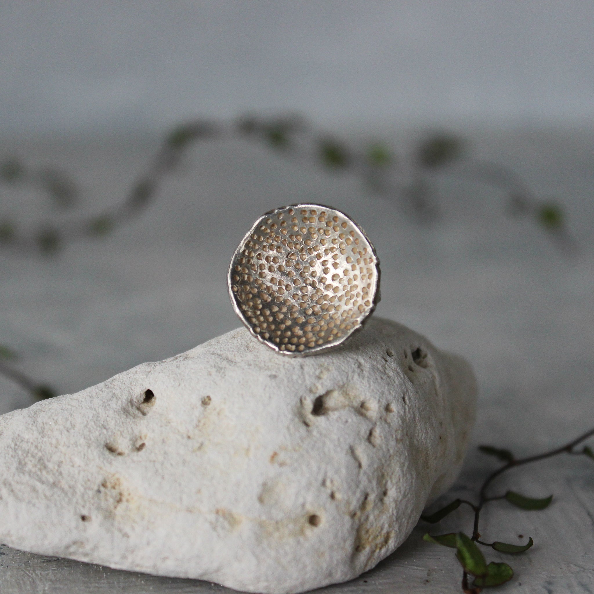 Silver Coral Dish Rings - Tribe Castlemaine