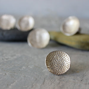 Silver Coral Dish Rings - Tribe Castlemaine