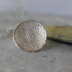 Silver Coral Dish Rings - Tribe Castlemaine