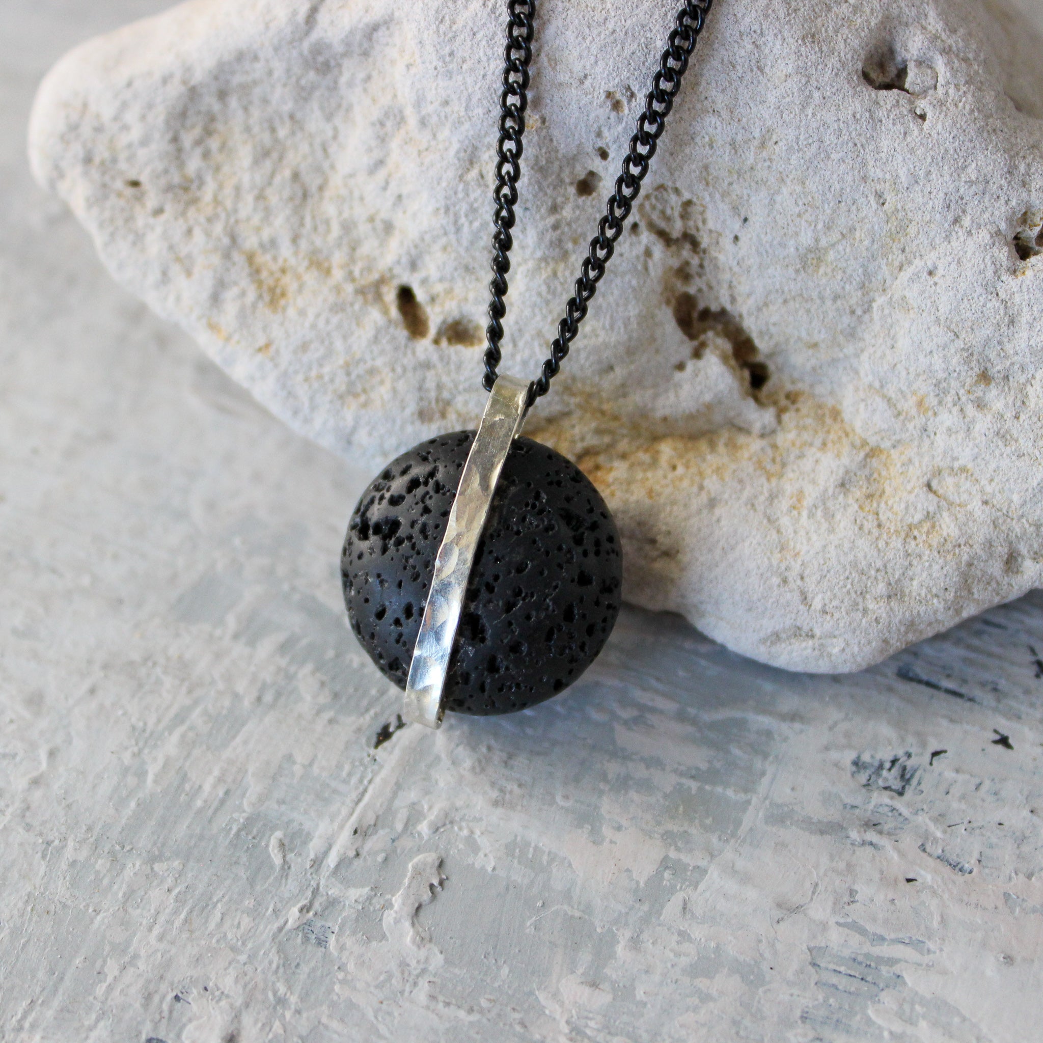 Silver Lavastone Necklaces - Tribe Castlemaine