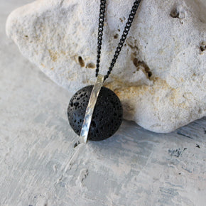 Silver Lavastone Necklaces - Tribe Castlemaine