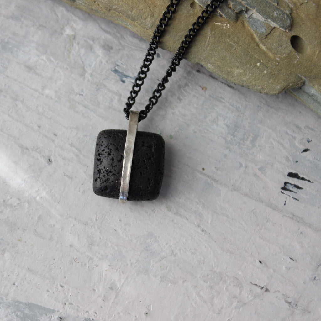 Silver Lavastone Necklaces - Tribe Castlemaine