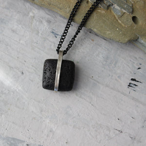 Silver Lavastone Necklaces - Tribe Castlemaine