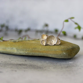 Silver Rock Coral Rings - Tribe Castlemaine