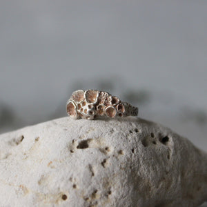 Silver Rock Coral Rings - Tribe Castlemaine