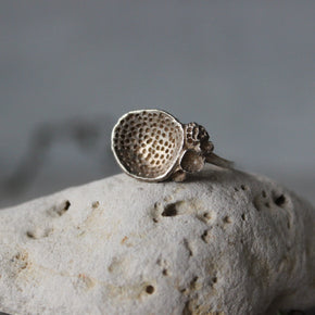 Silver Rock Coral Rings - Tribe Castlemaine