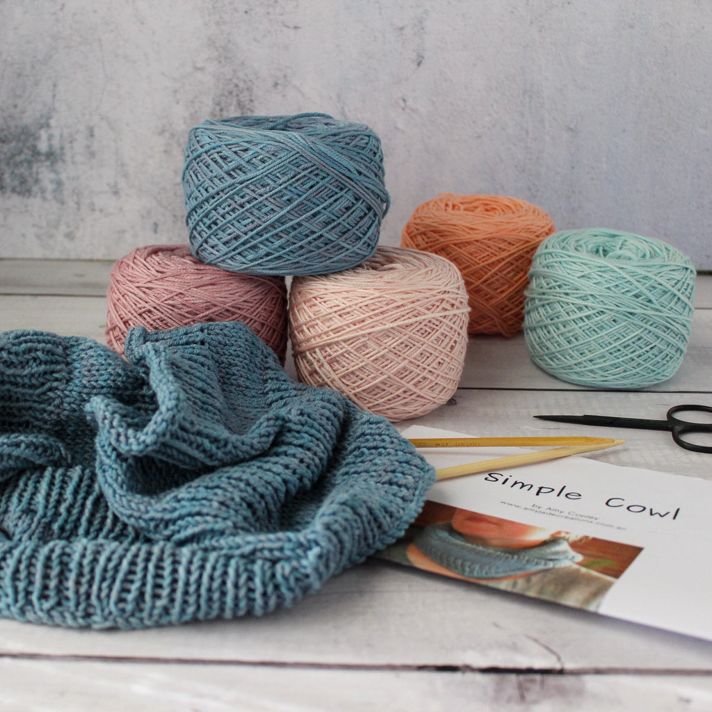 Simple Cowl Knitting Kit - Tribe Castlemaine