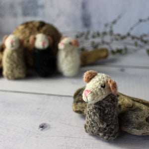 Sleepy Knitted Mice - Tribe Castlemaine