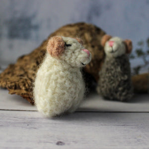 Sleepy Knitted Mice - Tribe Castlemaine