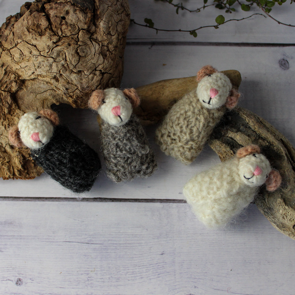 Sleepy Knitted Mice - Tribe Castlemaine