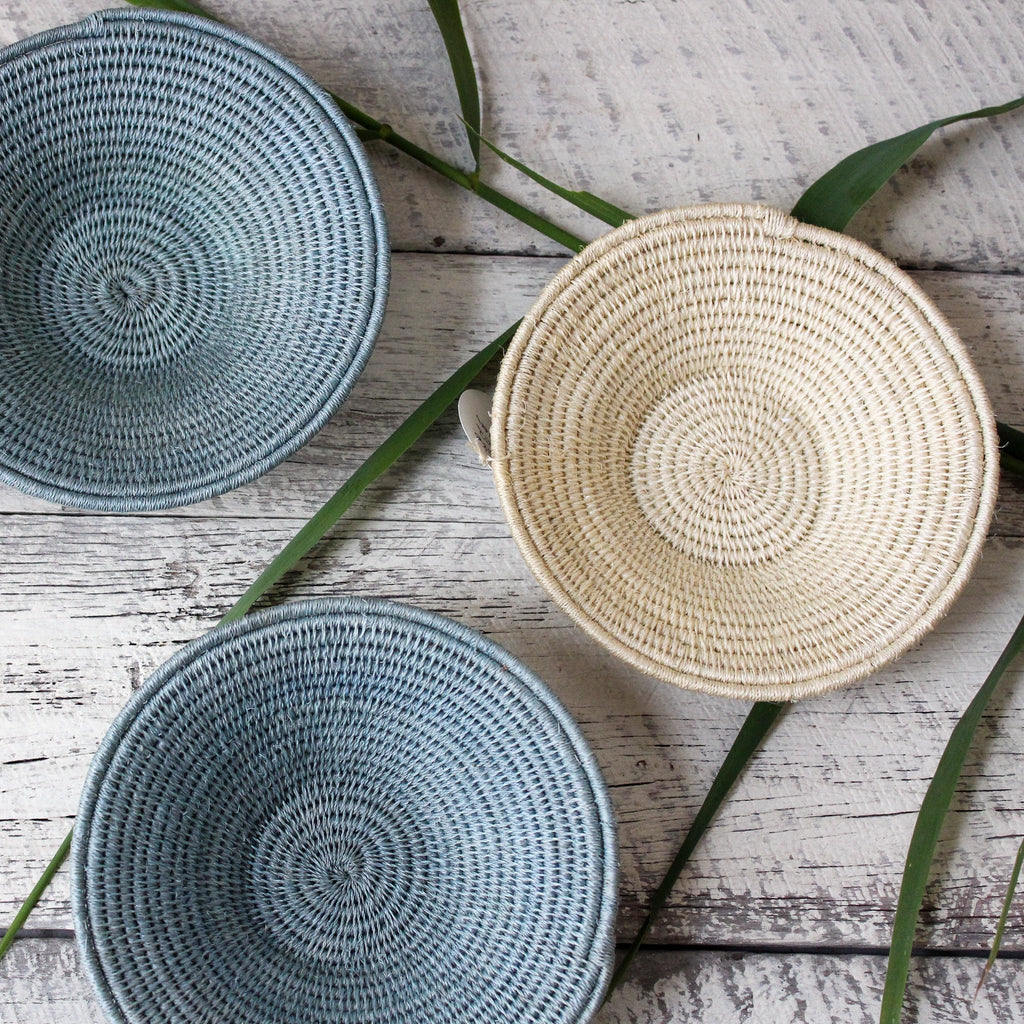 Small Woven Sisal Baskets - Tribe Castlemaine