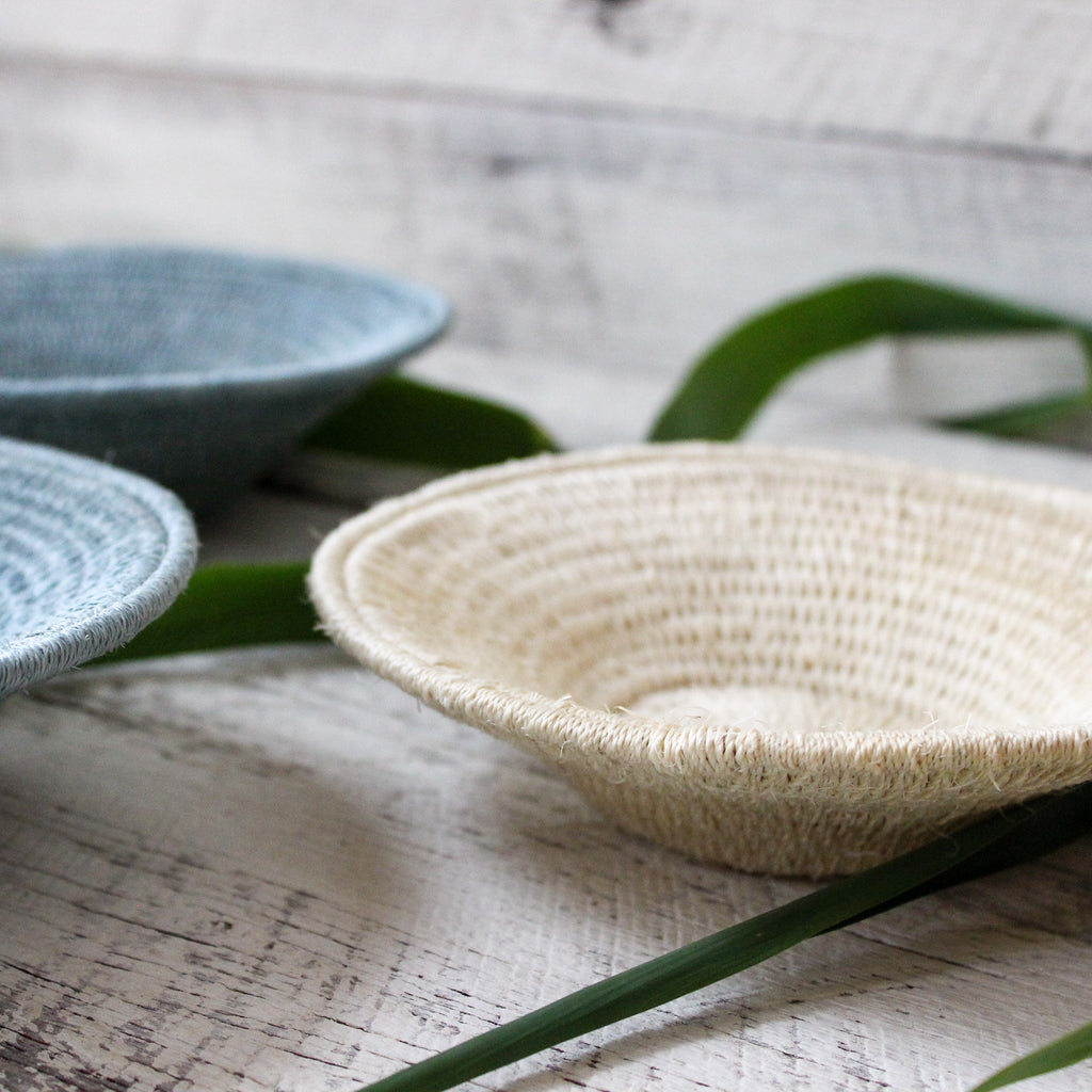 Small Woven Sisal Baskets - Tribe Castlemaine