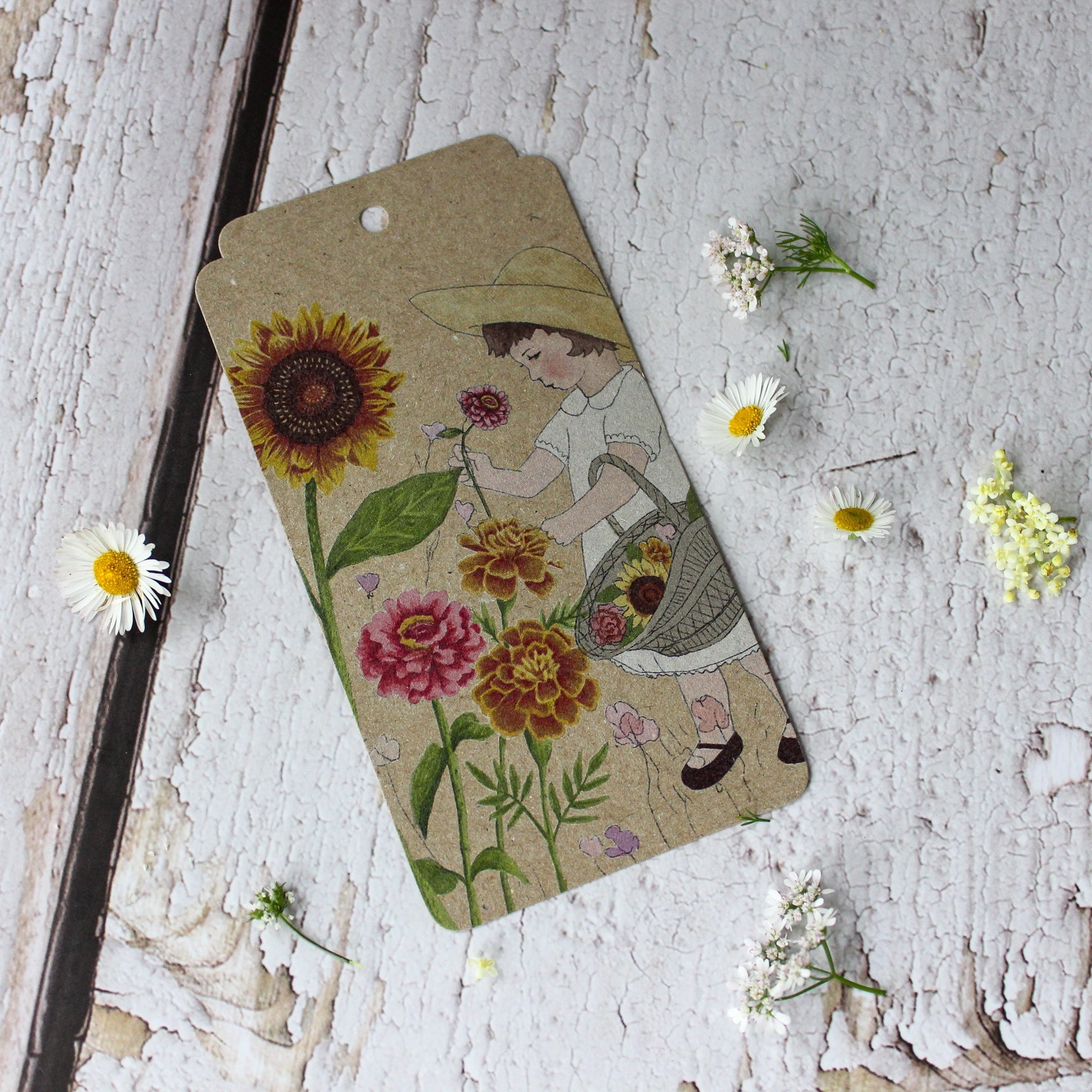 Sow 'n Sow Gift Tags : Secret Garden Girl - Tribe Castlemaine