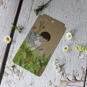 Sow 'n Sow Gift Tags : Wildflowers Boy - Tribe Castlemaine