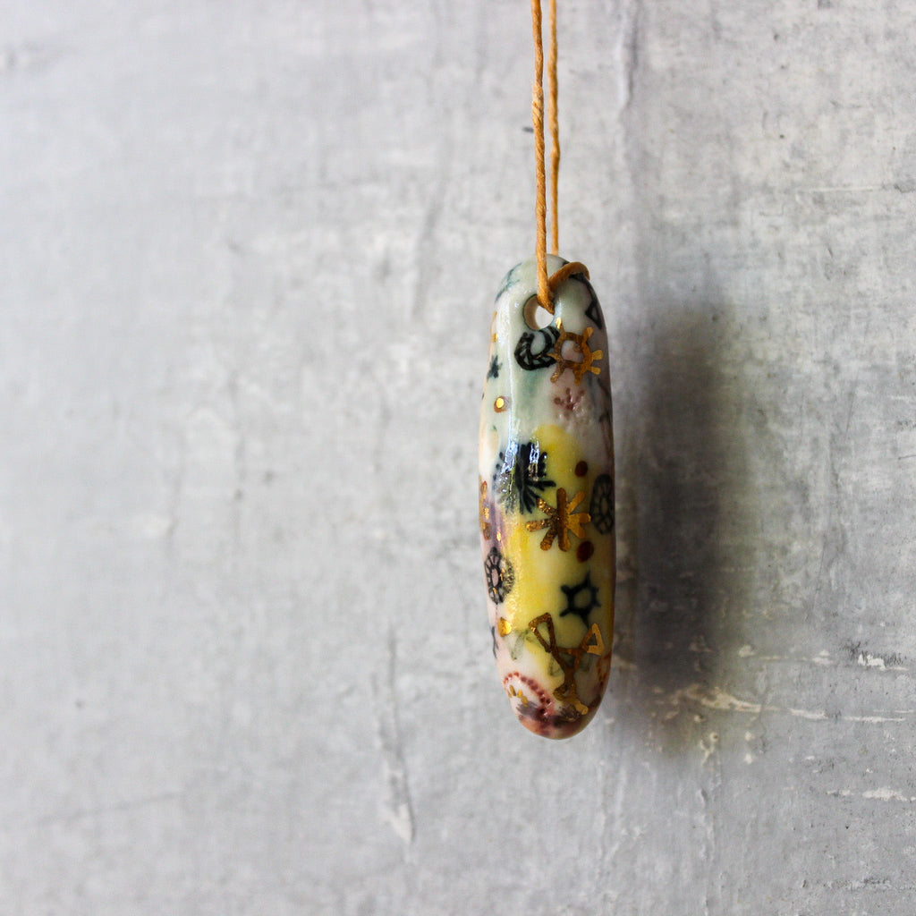 Stars & Cells Ceramic Pod Necklace - Tribe Castlemaine