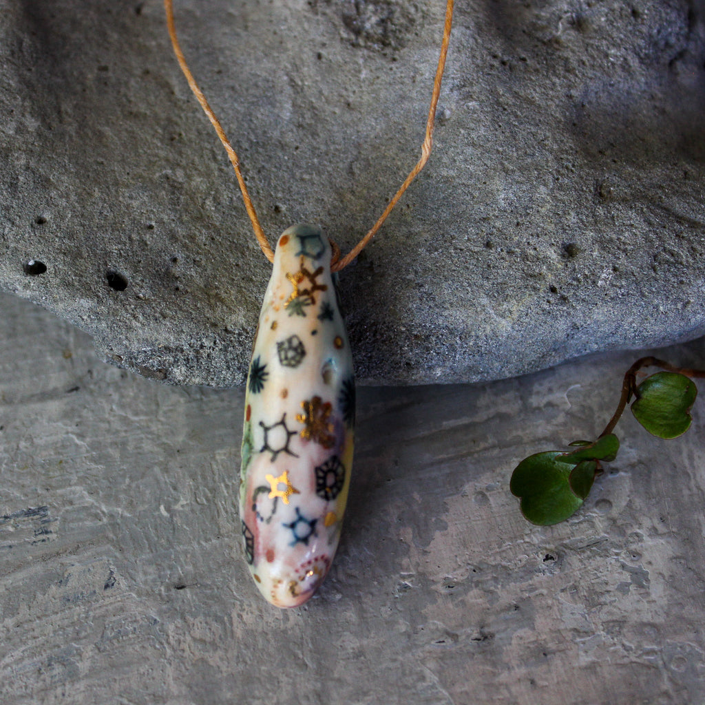 Stars & Cells Ceramic Pod Necklace - Tribe Castlemaine