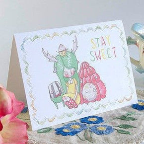 Stay Sweet Greeting Card - Tribe Castlemaine