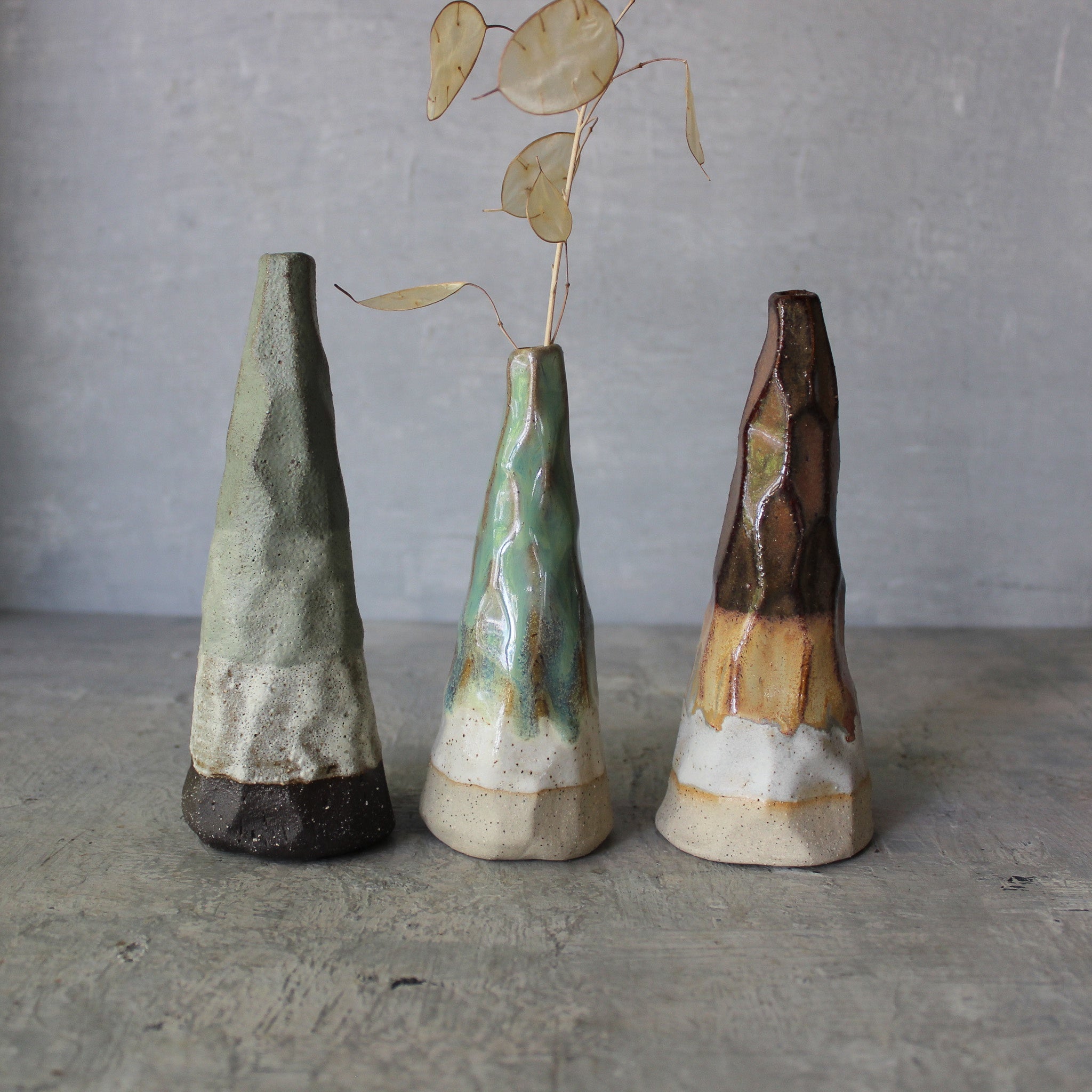 Stoneware Cascade Vases - Tribe Castlemaine