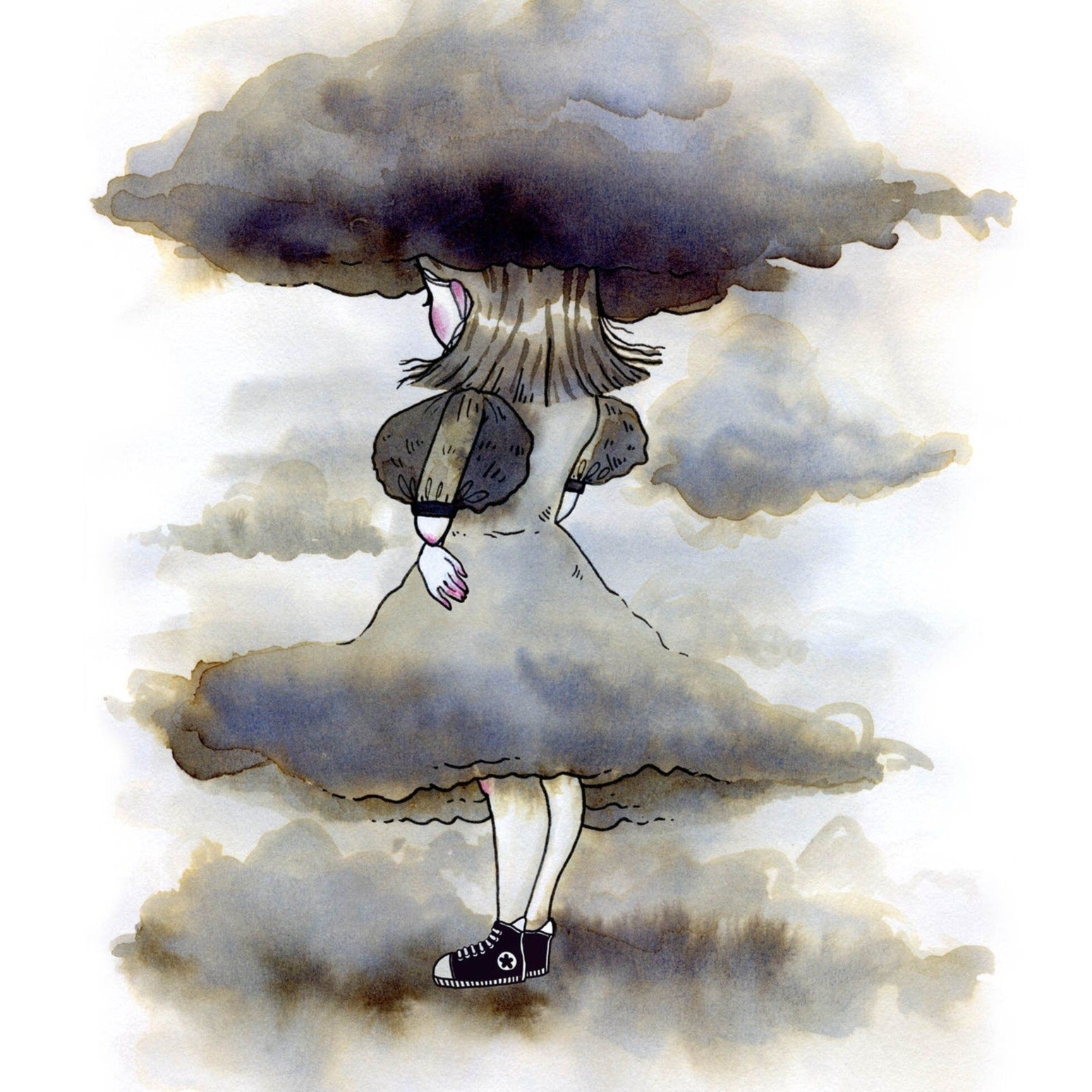 Storm Clouds Hannakin Print A5 - Tribe Castlemaine