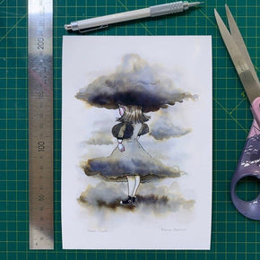 Storm Clouds Hannakin Print A5 - Tribe Castlemaine