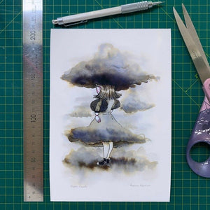 Storm Clouds Hannakin Print A5 - Tribe Castlemaine