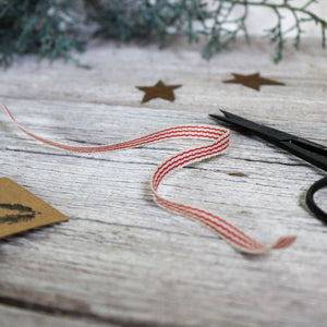 Striped Linen Ribbon - Tribe Castlemaine