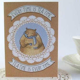 Tea Time Greeting Card - Tribe Castlemaine