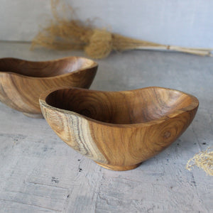 Teak Bath Bowl - Tribe Castlemaine