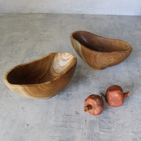 Teak Bath Bowl - Tribe Castlemaine