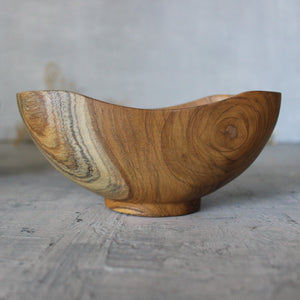 Teak Bath Bowl - Tribe Castlemaine