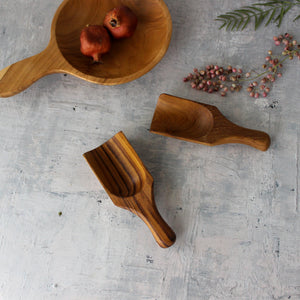 Teak Bean Scoop - Tribe Castlemaine