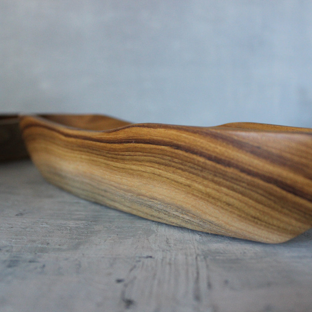 Teak Canoe Bowl - Tribe Castlemaine