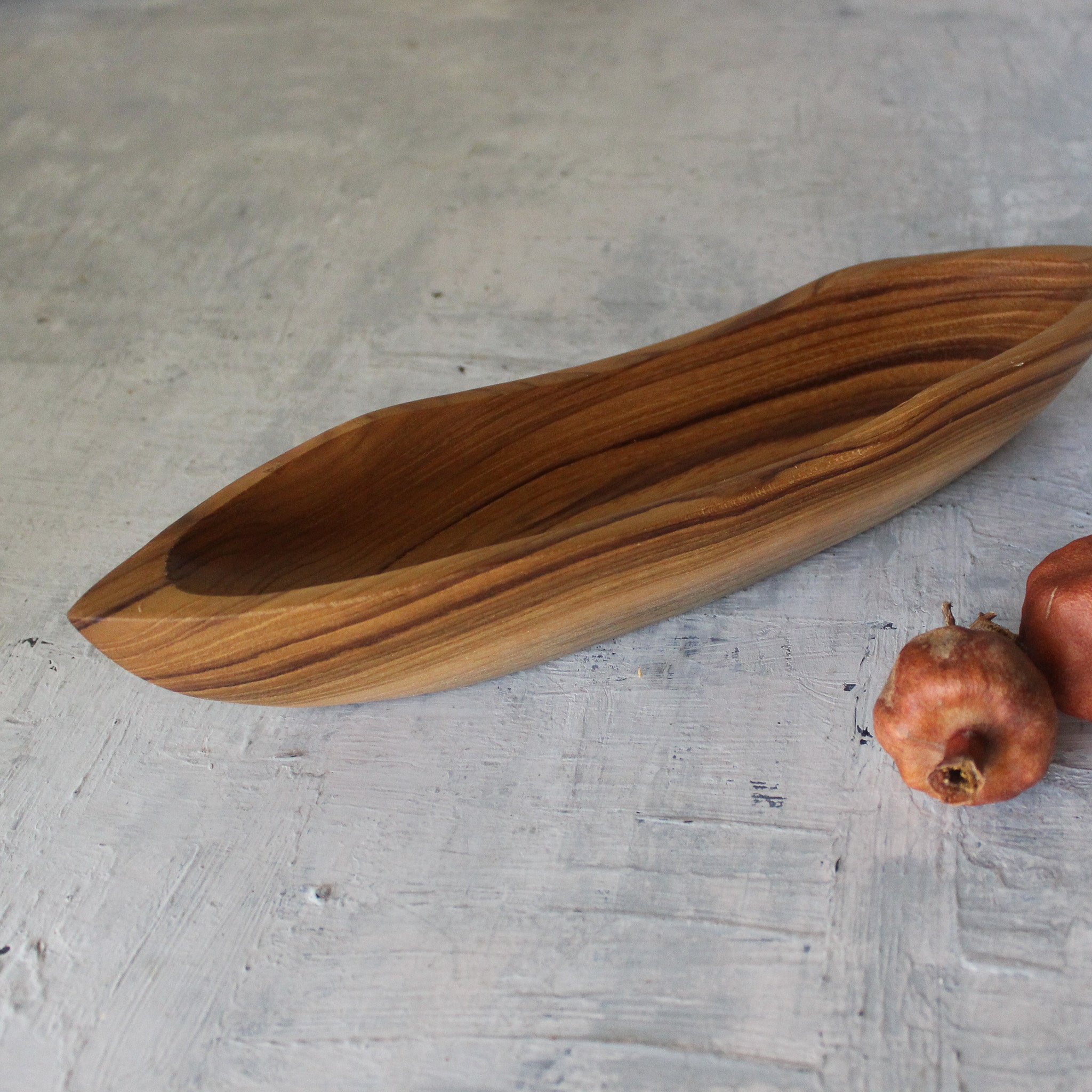 Teak Canoe Bowl - Tribe Castlemaine