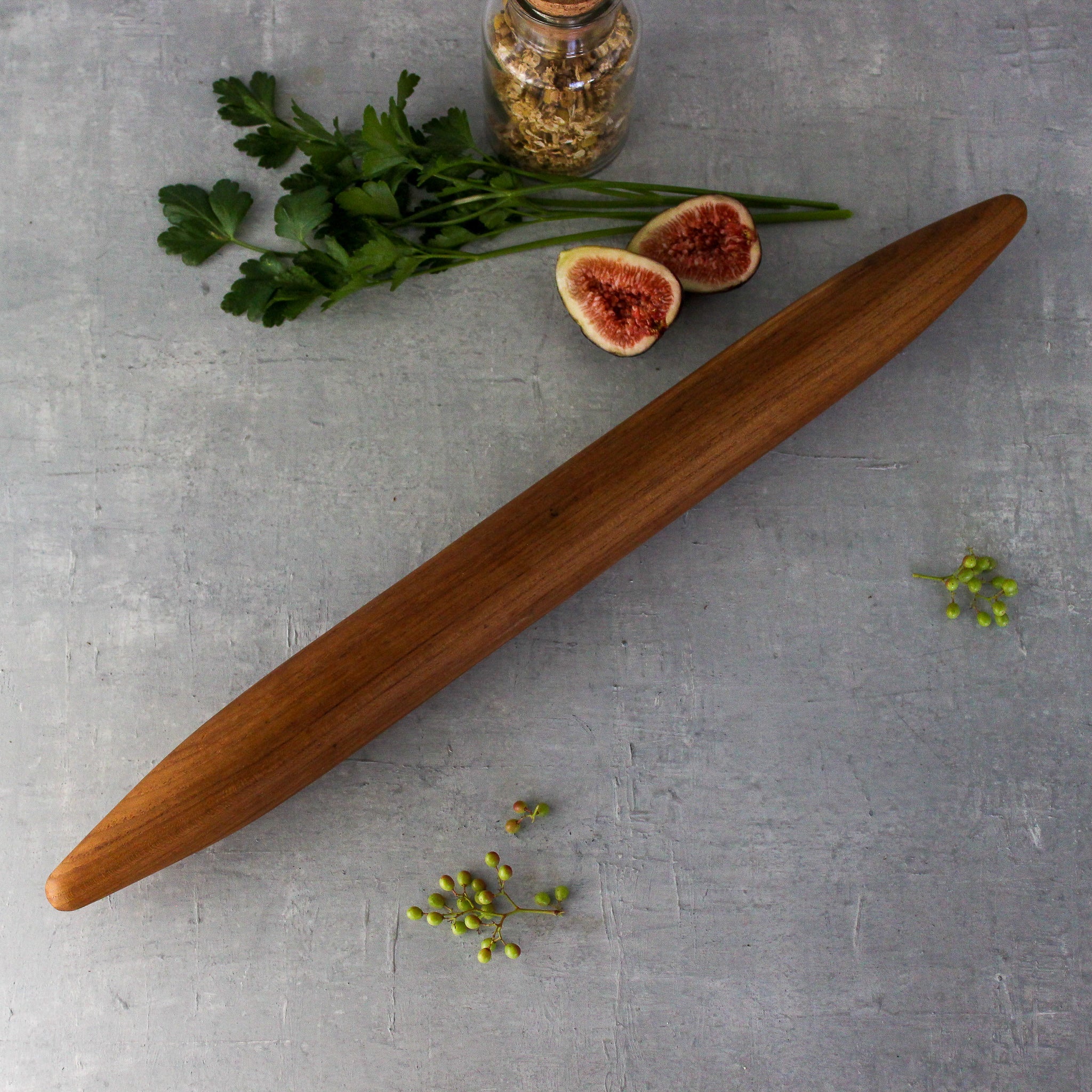 Teak French Rolling Pin - Tribe Castlemaine