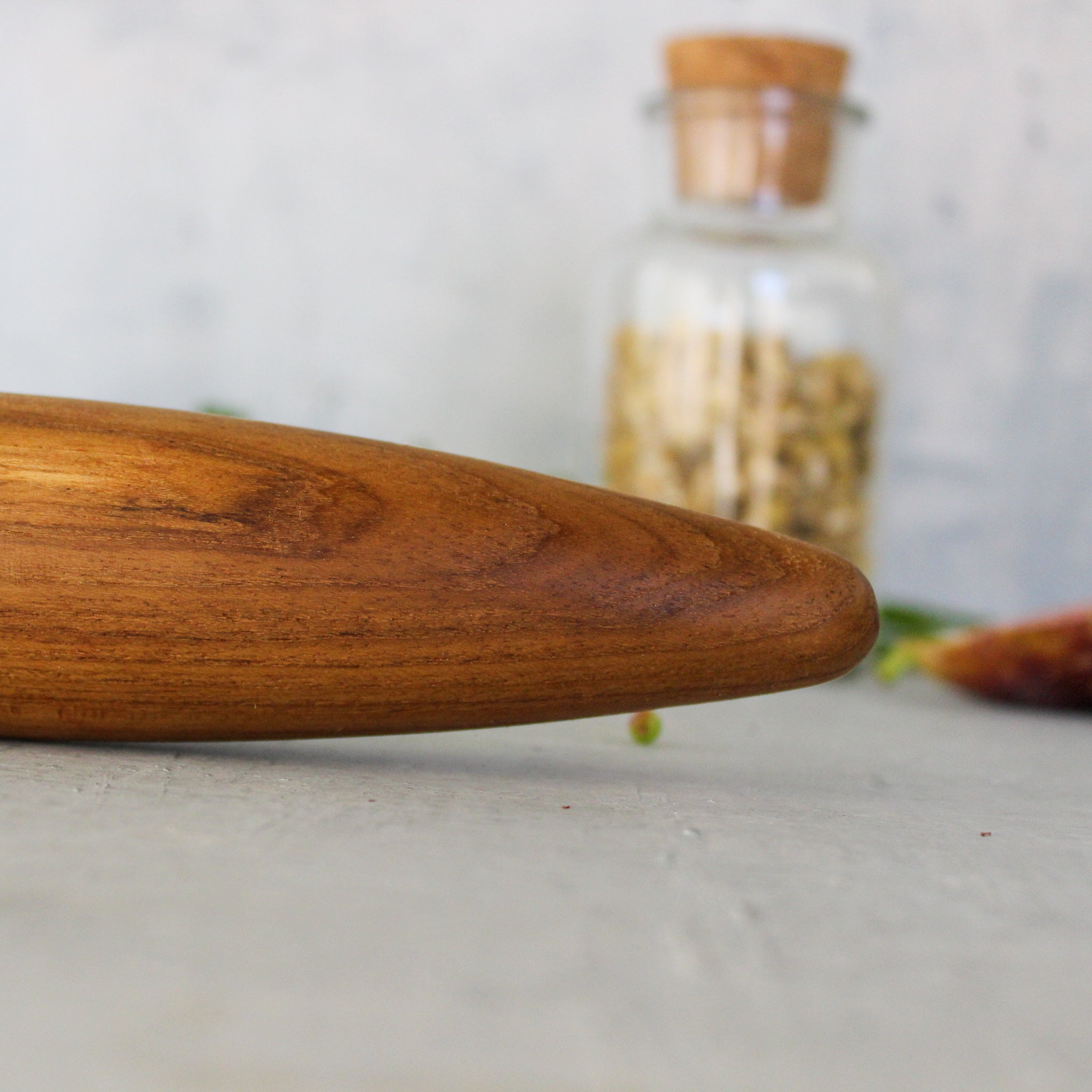 Teak French Rolling Pin - Tribe Castlemaine