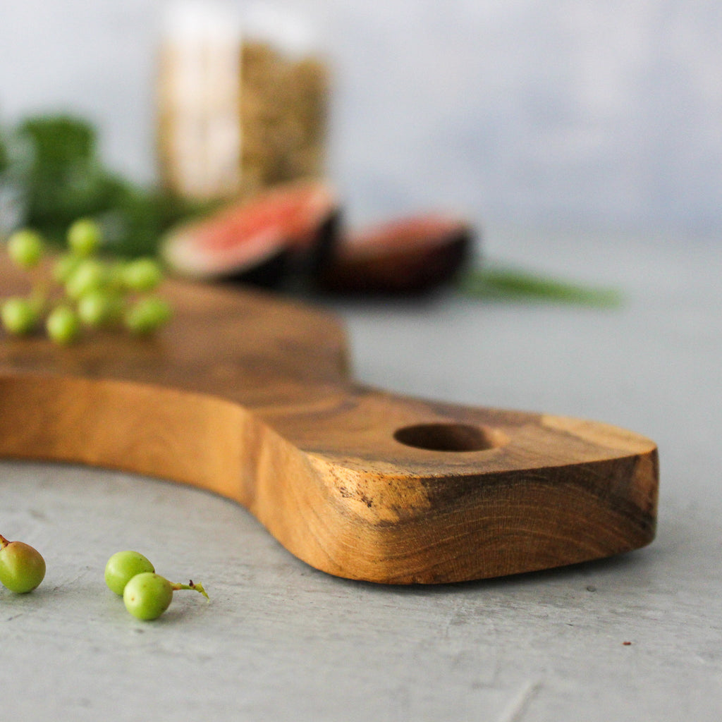 Teak Handled Cheese Board - Tribe Castlemaine