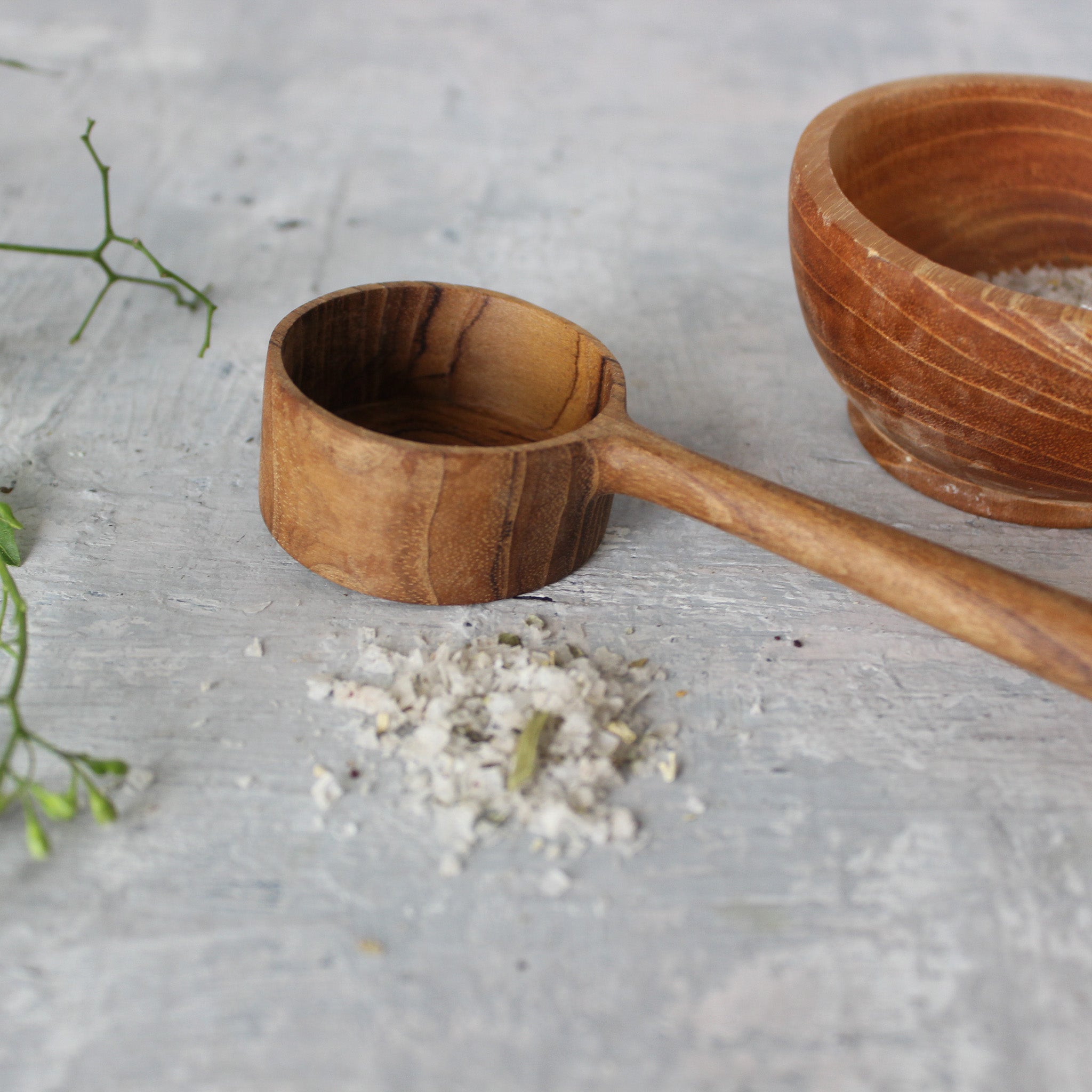 Teak Pot Scoops - Tribe Castlemaine